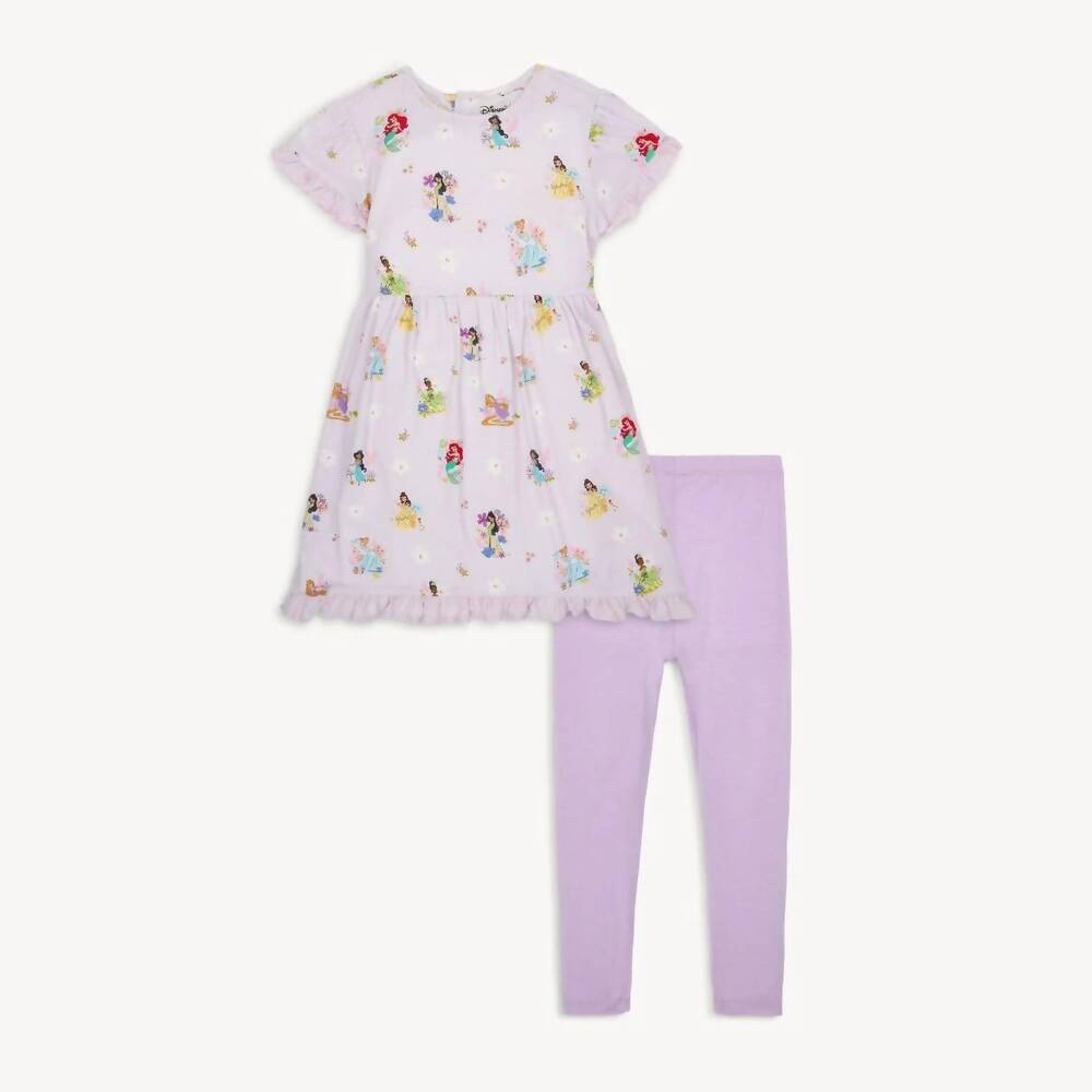 NEW MAGNETIC ME girl's princess magnetic easy peasy dress and legging set in mul